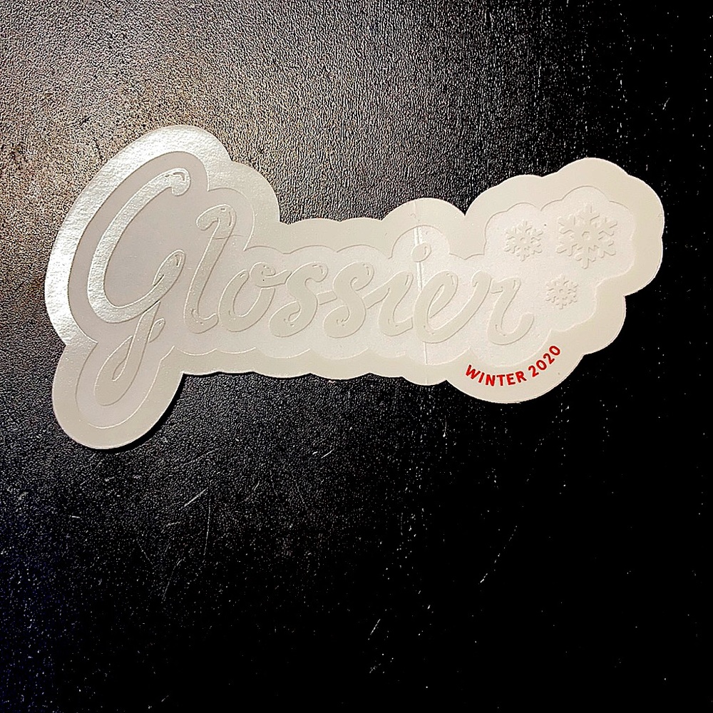 Glossier Winter 2020 Sticker